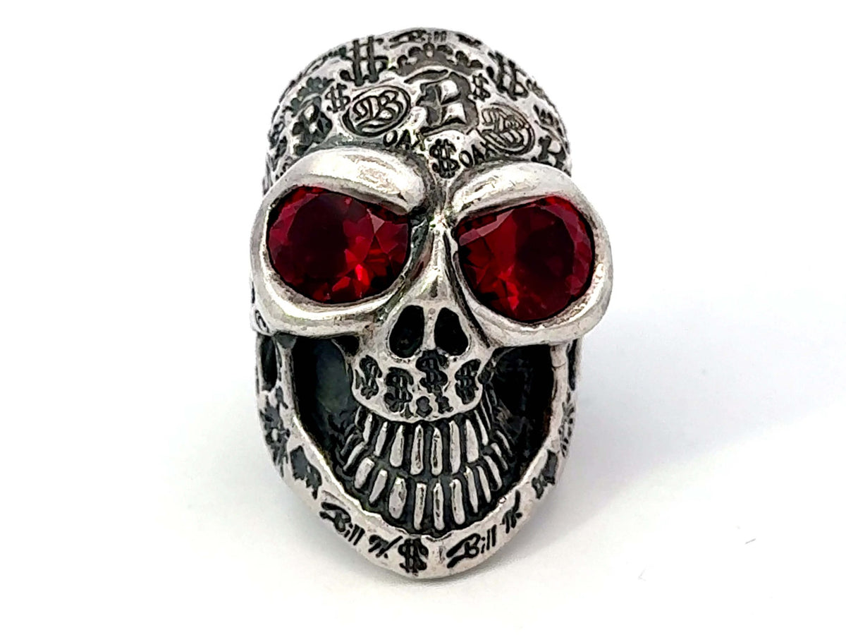 BWL Bill Wall Graffiti Master Skull Sterling Silver Ring – SOLITAIRE  JEWELERS