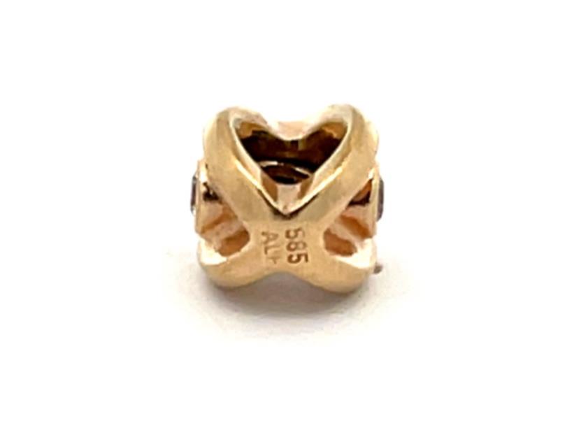 Pandora 14K Gold Eye Cubic Zirconia Bead Charm