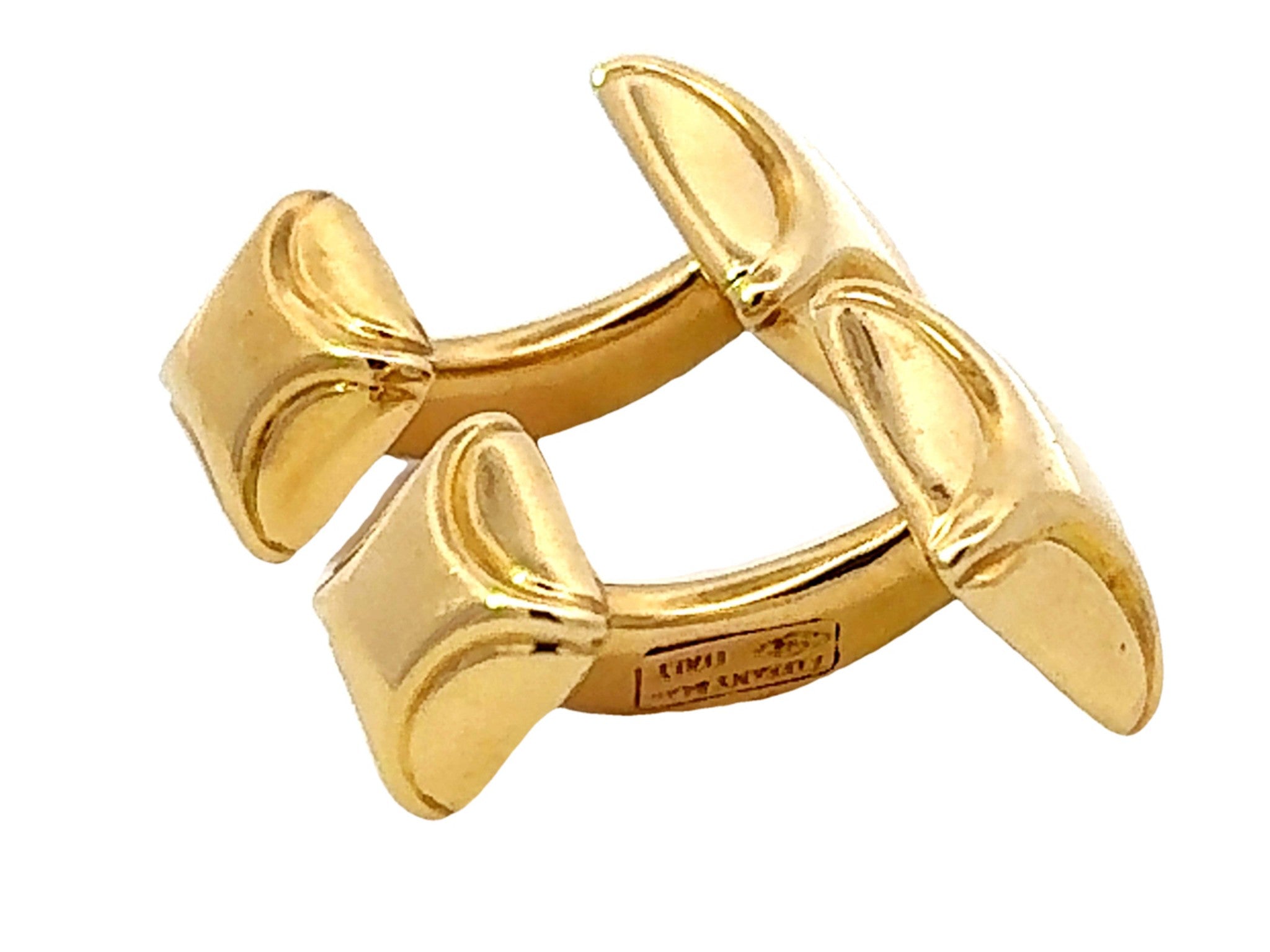 Tiffany & Co. 18k Yellow Gold Cuff Links