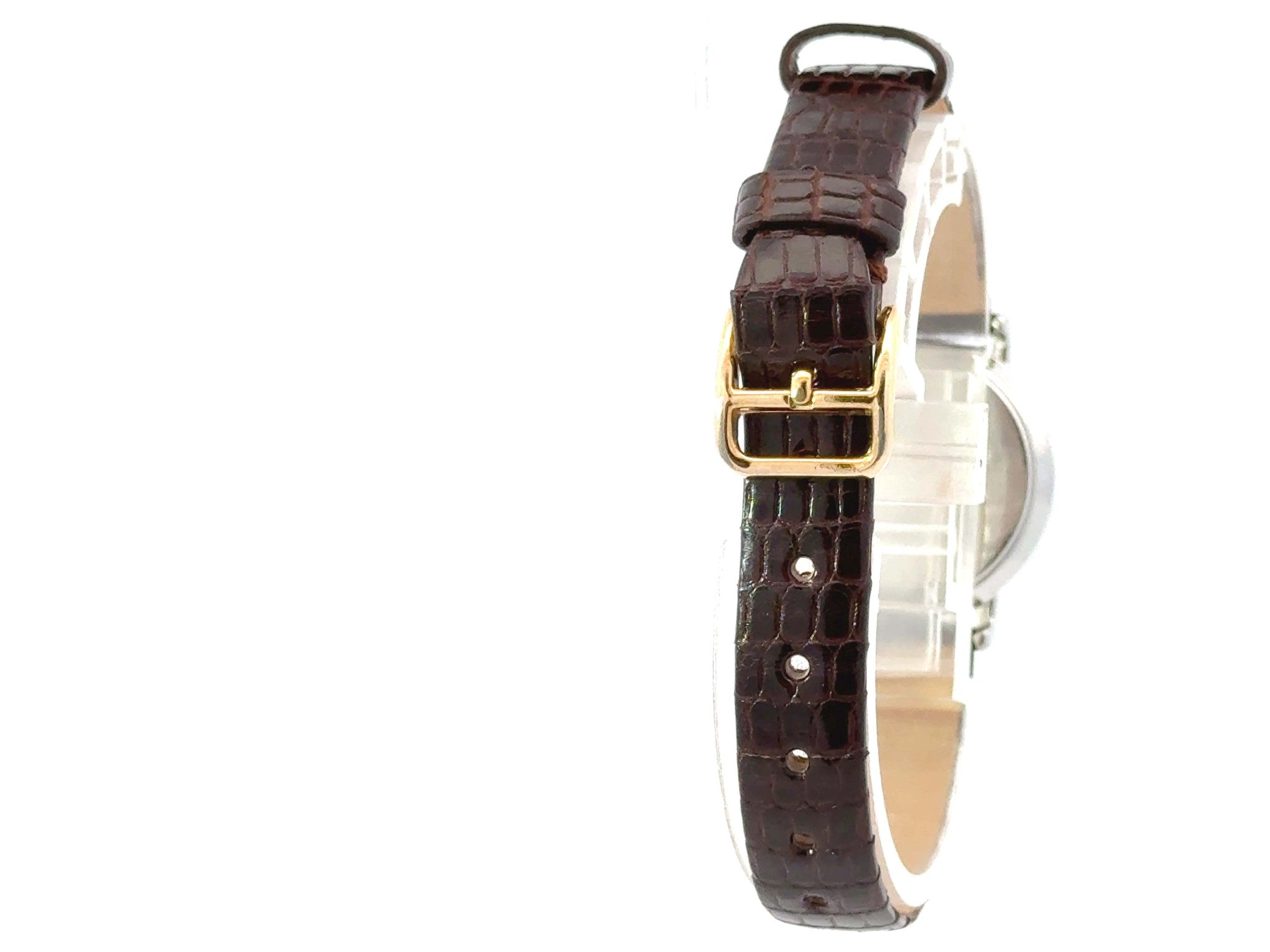 HERMES Serie Quartz Watch Lizard Strap 25mm