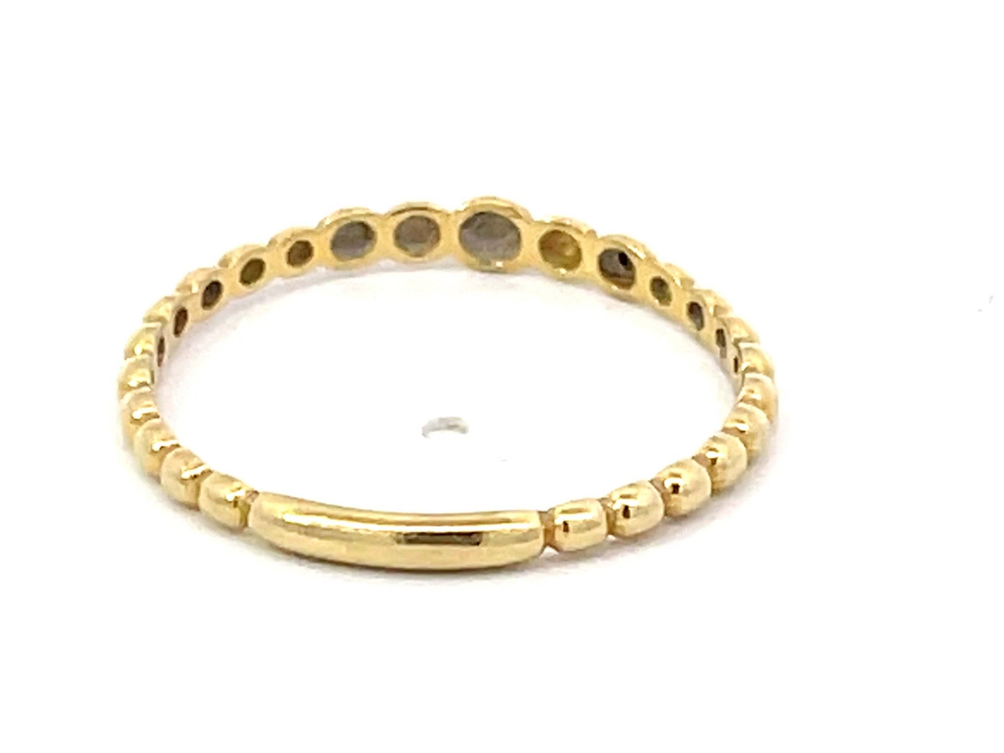 Stackable Bubble Ring in 18k Yellow Gold
