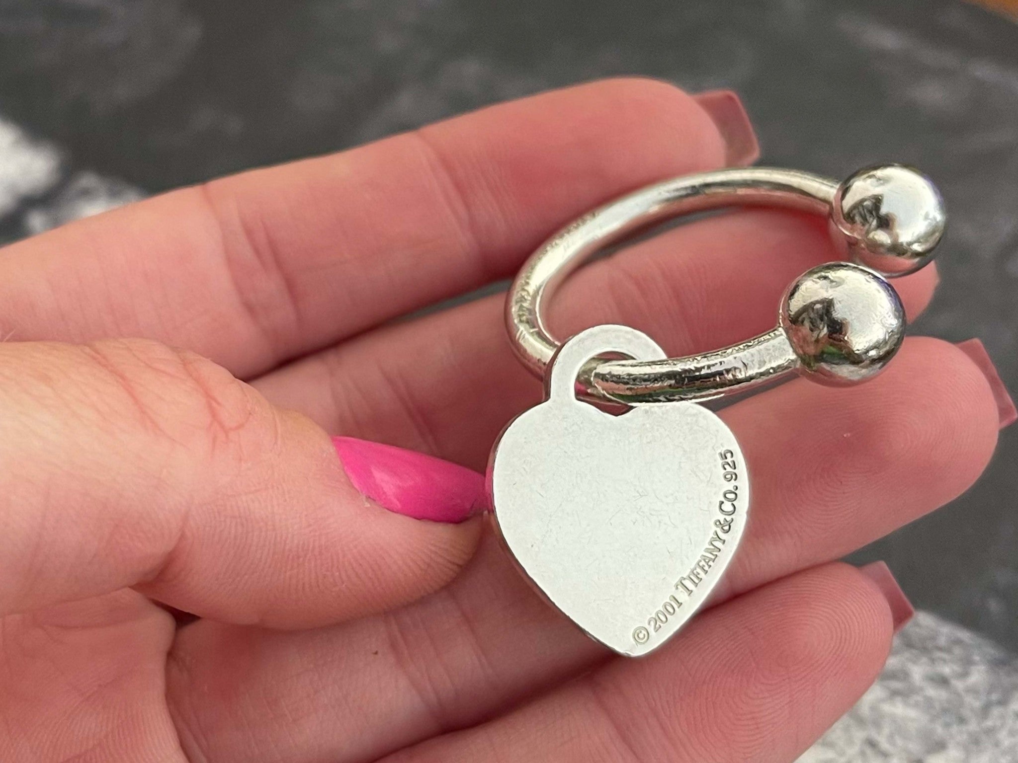 Tiffany & Co. Heart Tag Key Ring