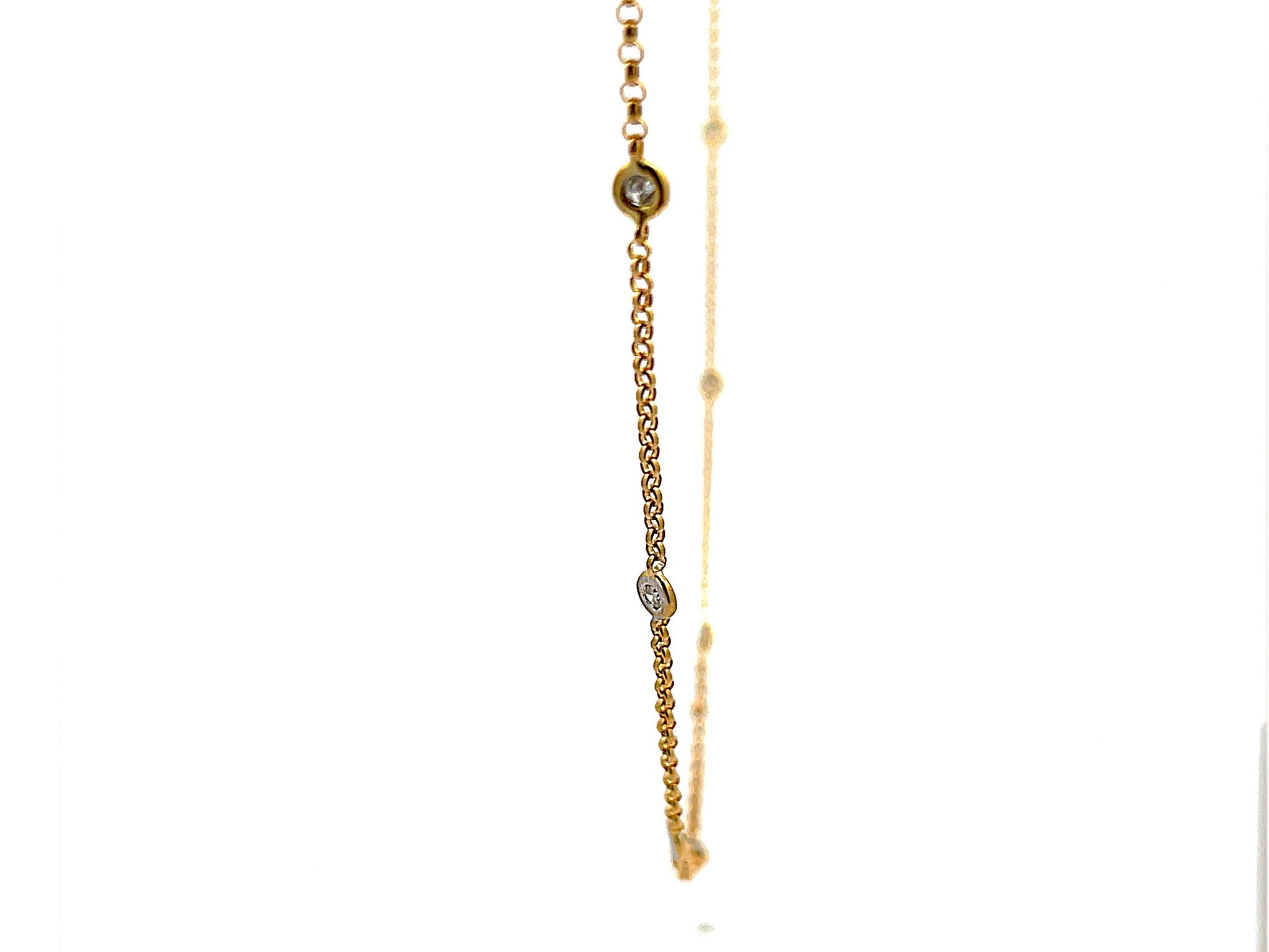 Diamonds by the Yard Necklace in 18k Yellow Gold